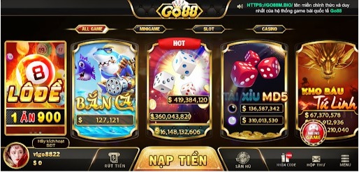 Giới thiệu về cổng game bài đổi thưởng uy tín Go88