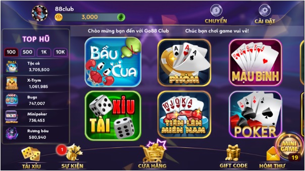 Giới thiệu về cổng game bài đổi thưởng uy tín Go88